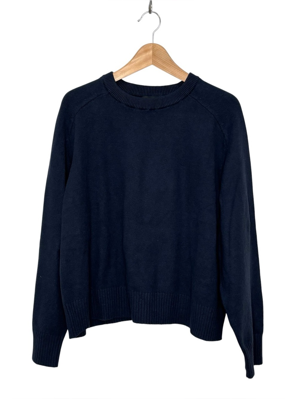 Banana Republic Factory Perfectly Soft Crew-Neck Sweater Size XL Navy Blue New